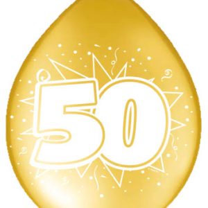 ballonnen 50 jaar goud