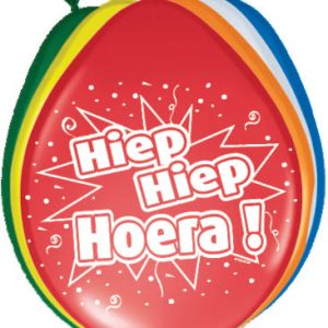 ballonnen hiep hiep hoera