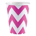 Bekers zigzag roze