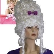 Marie Antoinette pruik WIT