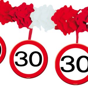 30 jaar verkeersbord slinger
