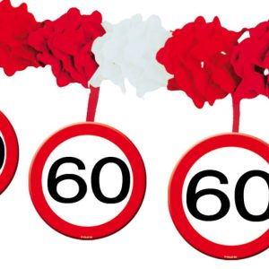 60  jaar Verkeersbord slinger
