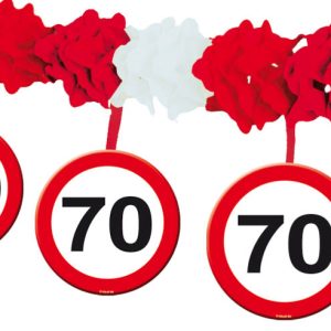 70 jaar verkeersbord slinger