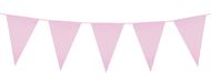Roze  vlaggenlijn XL