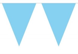 Blauwe vlaggenlijn 10 meter