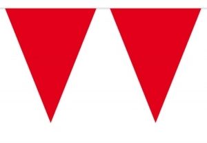 Rode  vlaggenlijn 10 meter