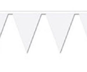 Witte  vlaggenlijn 10 meter