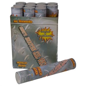 Partyshooter zilver 30cm
