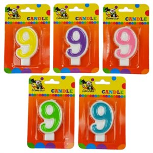 Cijfer kaarsje 9
