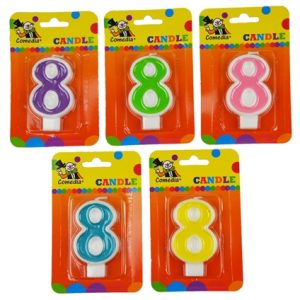 Cijfer kaarsje 8