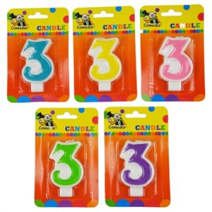 cijfer kaarsje 3