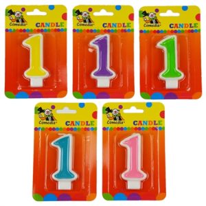 cijfer kaarsje 1