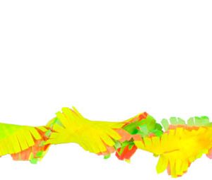 Crepeslinger neon kleuren