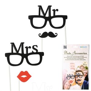 Mr and Mrs Photo Props