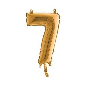 Cijfer 7 Ballon Goud