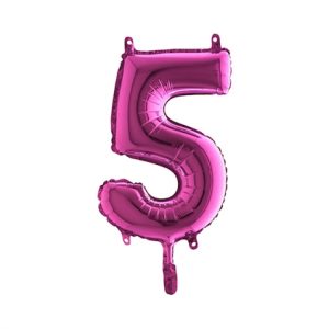 Cijfer 5 Ballon Roze