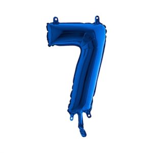 Cijfer 7 Ballon Blauw