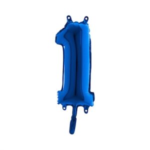 Cijfer 1 Ballon Blauw