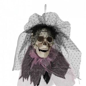 Hangdecoratie doodskop vrouw
