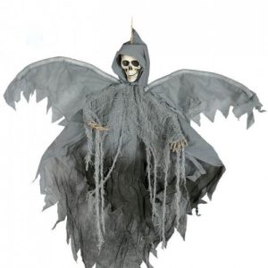 Hangdecoratie skelet met vleugels