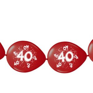40 jaar Doorknoop ballonnen