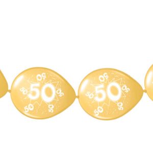 50 jaar doorknoop ballonnen