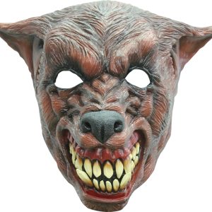 Wolf Masker Bruin