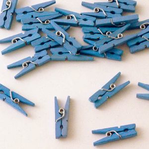 Blauwe mini Wasknijpers