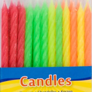 Neon taartkaarsjes