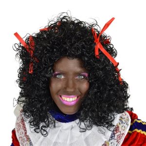 Dames pietpruik rode strikjes