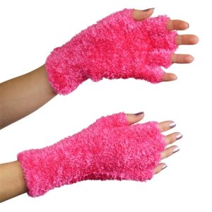Fluffy Handschoenen Roze