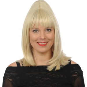 Damespruik "wig Cilla blond"