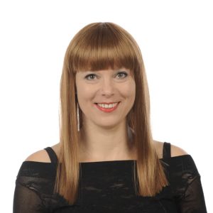 Damespruik Lang Bruin Steil met Pony