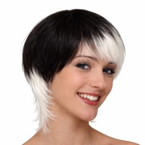 Pruik Joan zwart wit