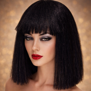Cleopatra Pruik Zwart