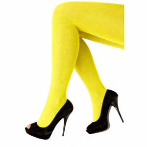 Neon Gele Net Panty