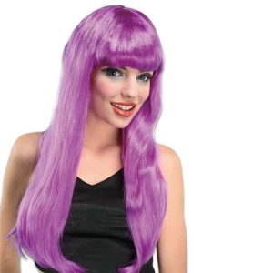 Model: lang haar met rechte pony